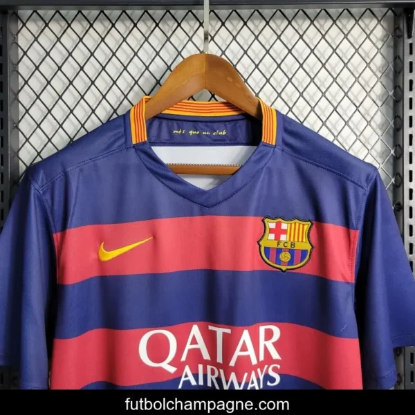 Retro 15_16 Barcelona Home Jersey - Image 9