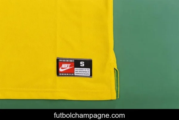 Retro 1998 Brazil Home Soccer Jersey - Image 16