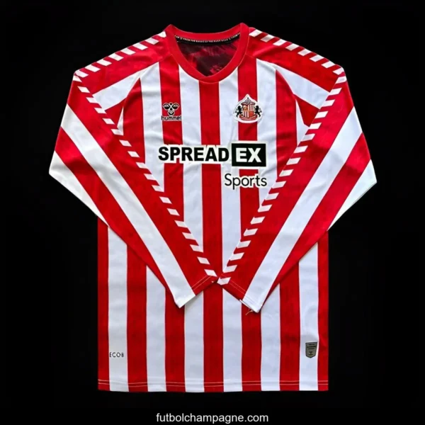 24_25 Sunderland Home Long Sleeve Jersey - Image 3