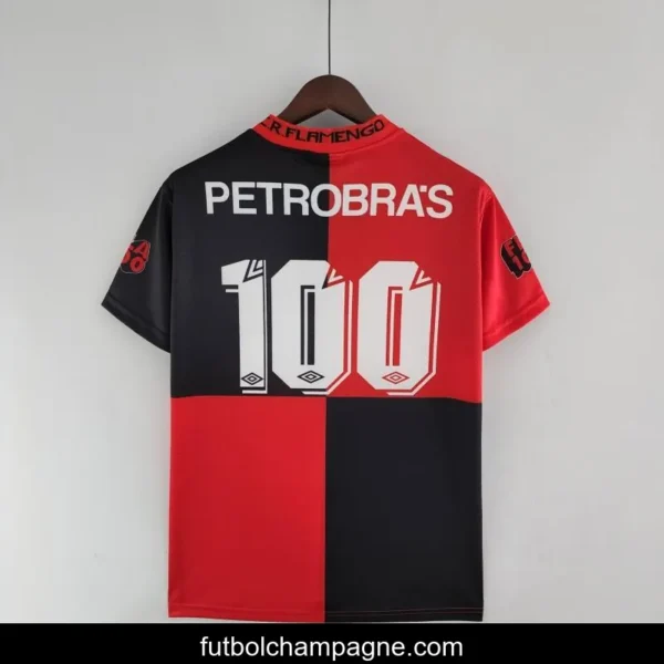 Retro 1994 Flamengo 100th Anniversary Edition Home Soccer Jersey - Image 10