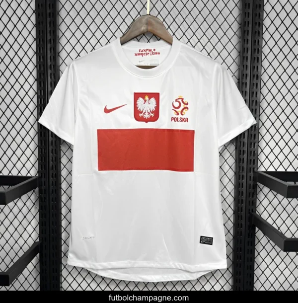 Retro 2012 Poland Home Jersey - Image 9