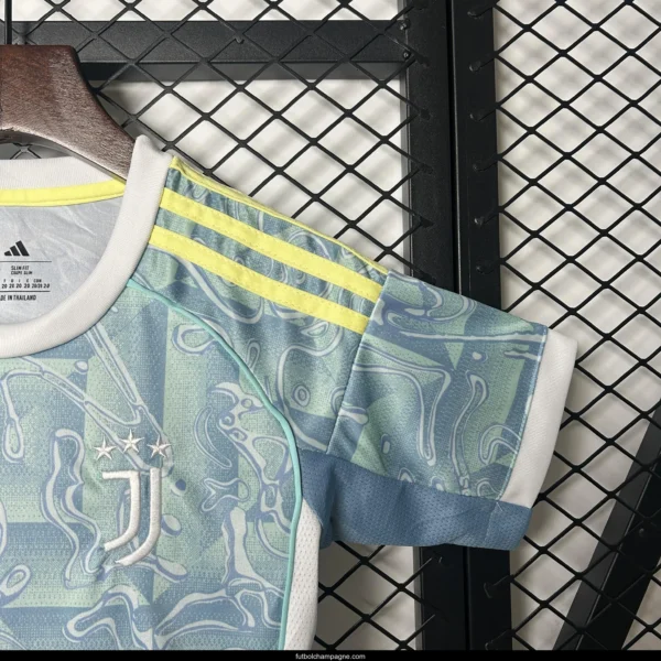 25_26 Kids Juventus Away 16-28 Jersey - Image 9