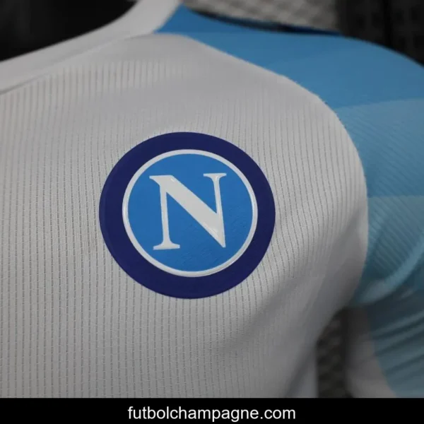 Player Version SSC Napoli Face Game Hirving Lozano Champion Jersey - Image 8