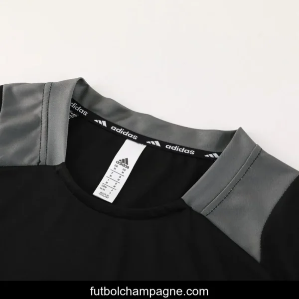 24_25 Adidas Black Short Sleeve Jersey+Shorts - Image 22