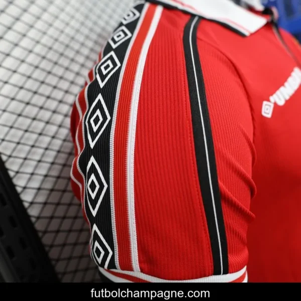 Player Version 98_99 Manchester United Home Jersey - Image 9