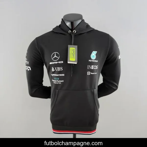 2022 F1 Mercedes AMG Petronas Black Jacket 0001 - Image 10