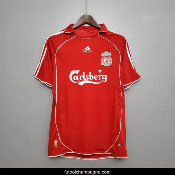 Retro Liverpool 06_07 home Soccer Jersey - Image 11