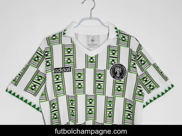Retro 1994 Nigeria Away Soccer Jersey - Image 8