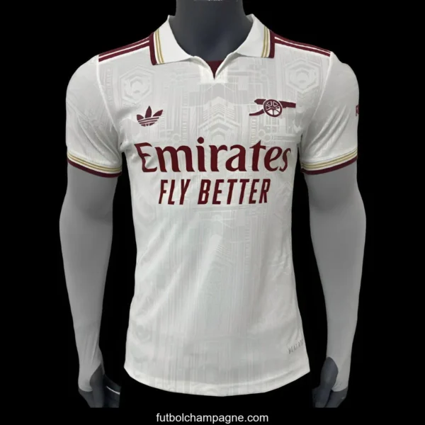 Player Version 25_26 Arsenal Away White Jersey - Image 4