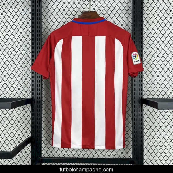 Retro 2016_17 Atletico Madrid Home Jersey - Image 9