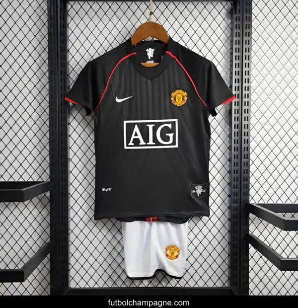 Retro KIDS 07_08 Manchester United Away 16-28 Jersey - Image 9