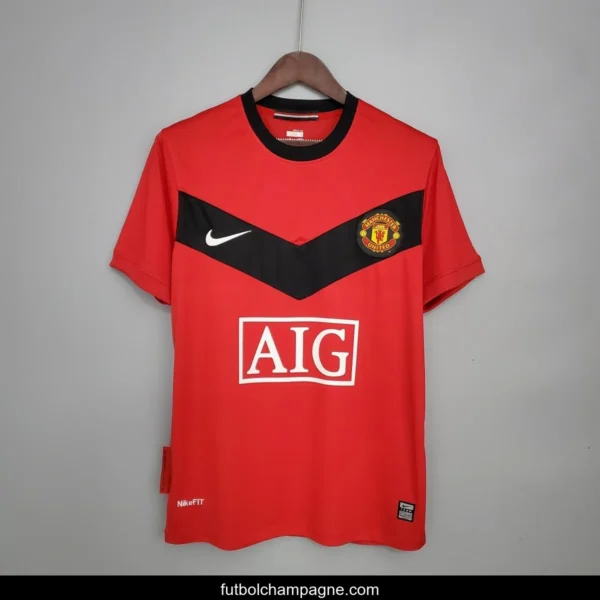 Retro 09_10 Manchester United home Soccer Jersey - Image 10