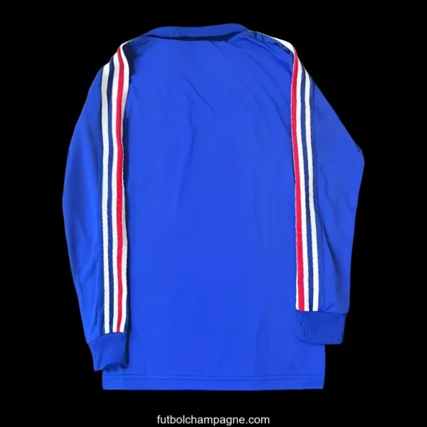 Retro 2004 France Home Long Sleeve Jersey - Image 3