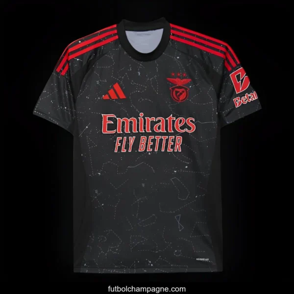 24_25 Benfica Away Black Jersey - Image 3