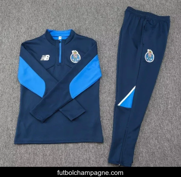 24_25 Porto Navy Half Zipper Jacket+Long Pants - Image 4