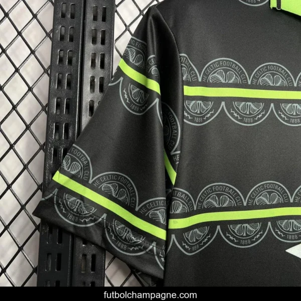 Retro 98_99 Celtic Away Black Jersey - Image 6