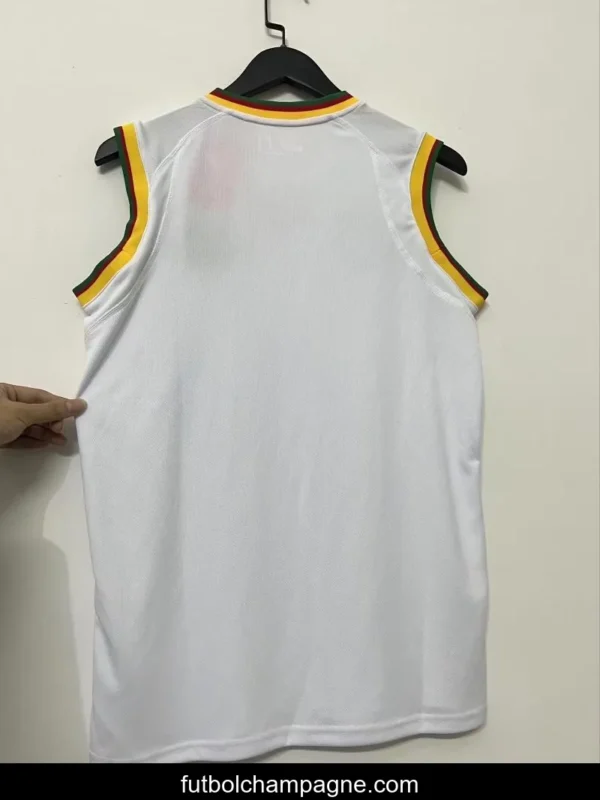Retro 2002 Cameroon White Jersey - Image 7