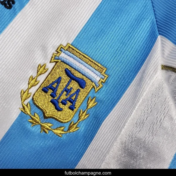 Retro Argentina 1998 home Soccer Jersey - Image 12