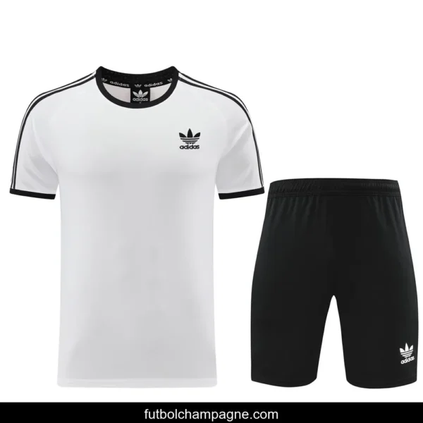 24_25 Adidas Original White Short Sleeve Jersey+Shorts - Image 21