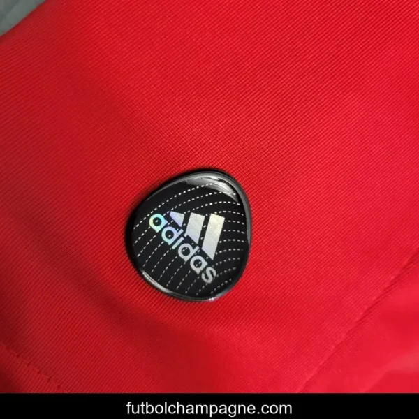 Retro Long Sleeve 11-12 Real Madrid Away Red Jersey - Image 9