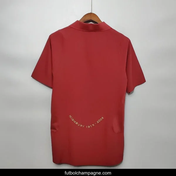 Retro 05_06 Arsenal home Soccer Jersey - Image 7