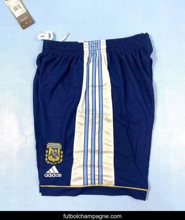 Retro 1998 Argentina Home Shorts - Image 7