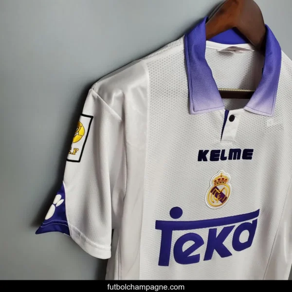 Retro Real Madrid 97_98 home Soccer Jersey - Image 8