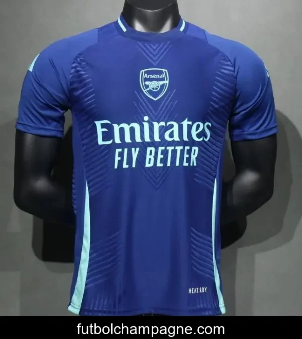 Player Version 24_25 Arsenal Blue Pre-Match Jersey - Image 6