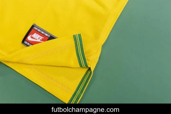 Retro 1998 Brazil Home Soccer Jersey - Image 18