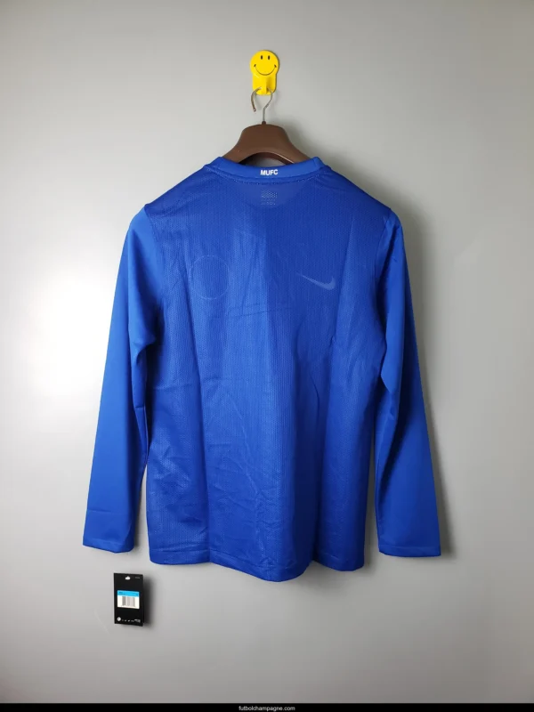 Retro 08_09 Manchester United Third Blue long sleeve Soccer Jersey - Image 9
