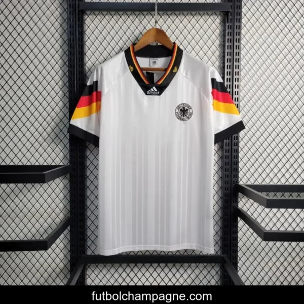 Retro 1992 Germany Home Soccer Jersey - Image 8