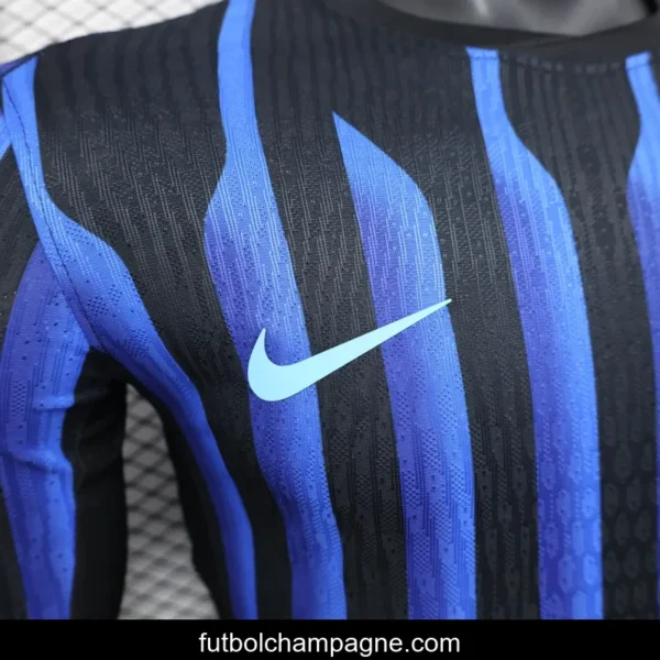 25_26 Player Version Inter Milan Home Long Sleeve Jersey - Image 10