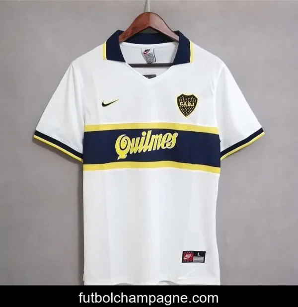 Retro 96_97 Boca Juniors Away White Jersey - Image 5