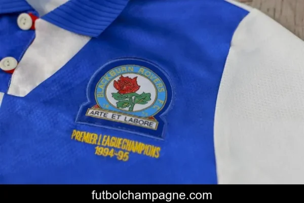 Retro 94_96 Blackburn Rovers Home Soccer Jersey - Image 17