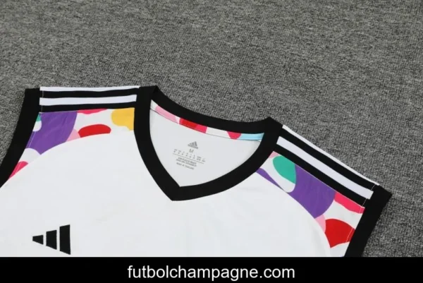 24_25 Manchester United White Vest Jeresy+Shorts - Image 23