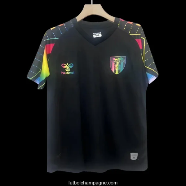 25_26 Sunderland Equality Black Pre-Match Jersey - Image 3
