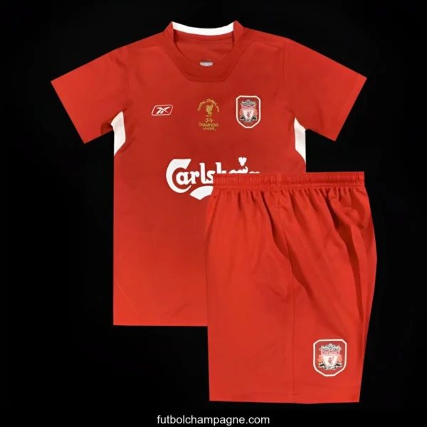 Retro Kids 04_05 Liverpool Home Jersey - Image 3