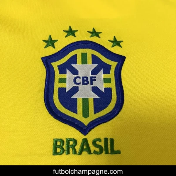 Retro 1997 Brazil Home Soccer Jersey - Image 12