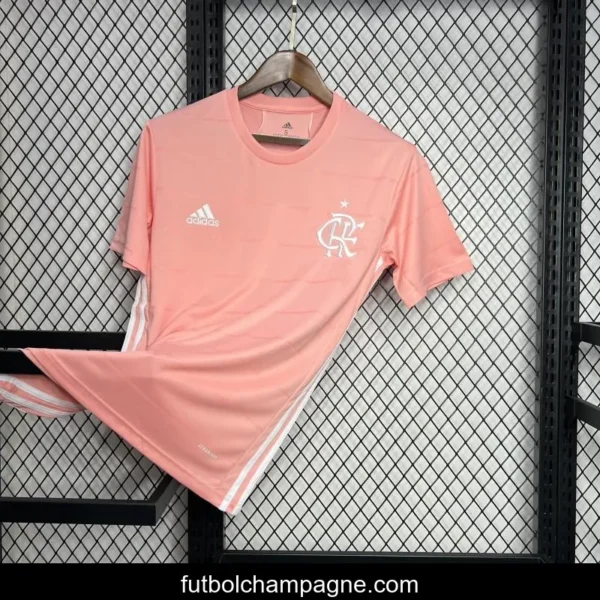 Retro 21_22 Flamengo Pink October Rosa Jersey - Image 10