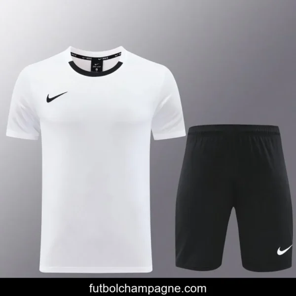 24_25 Nike White Short Sleeve Jersey+Shorts - Image 23