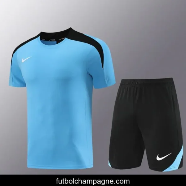 24_25 Nike Blue_black Short Sleeve Jersey+Shorts - Image 22