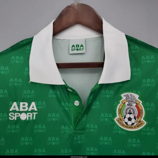 Retro Mexico 1995 home Soccer Jersey - Image 8