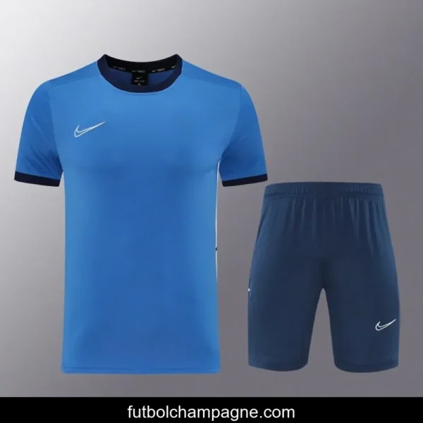 2025 Adidas Blue Short Sleeve Jersey+Shorts - Image 43