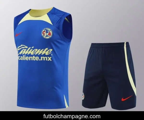 24_25 Club America Blue_Yellow Vest Jeresy+Shorts - Image 24