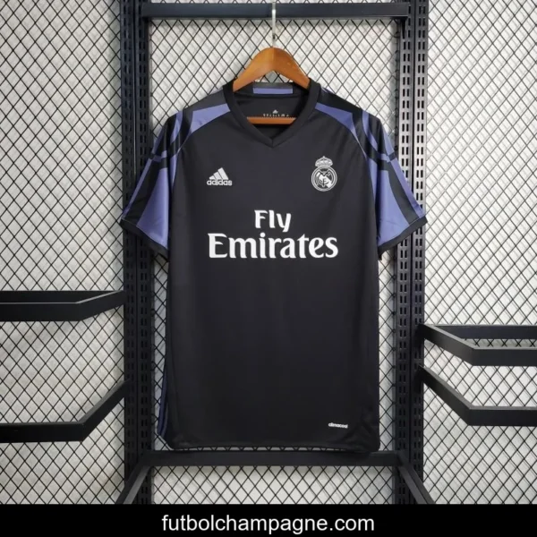 Retro 16-17 Real Madrid Third Black Jersey - Image 12