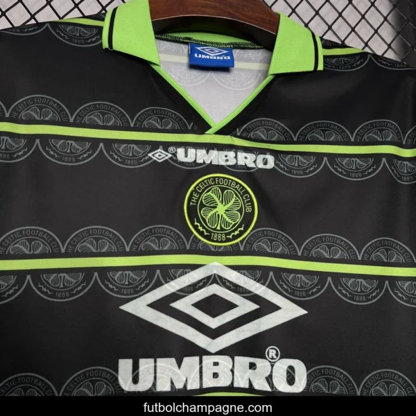 Retro 98_99 Celtic Away Black Jersey - Image 7