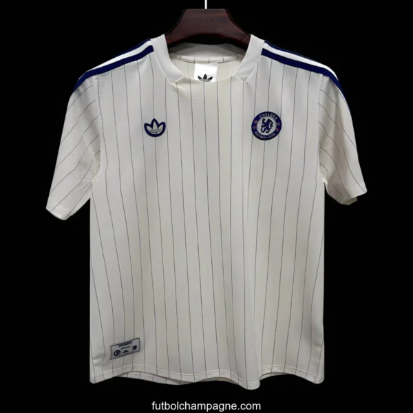 25_26 Chelsea Adidas Original Terrace Icons WHITE Jersey - Image 3