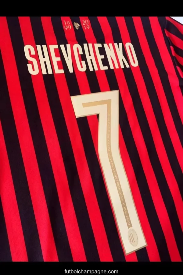 Retro 19_20 AC Milan Anniversary 120TH Home Jersey - Image 11
