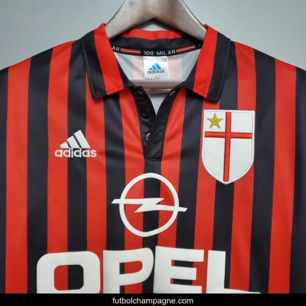 Retro 99-00 AC Milan Centenary home Soccer Jersey - Image 10