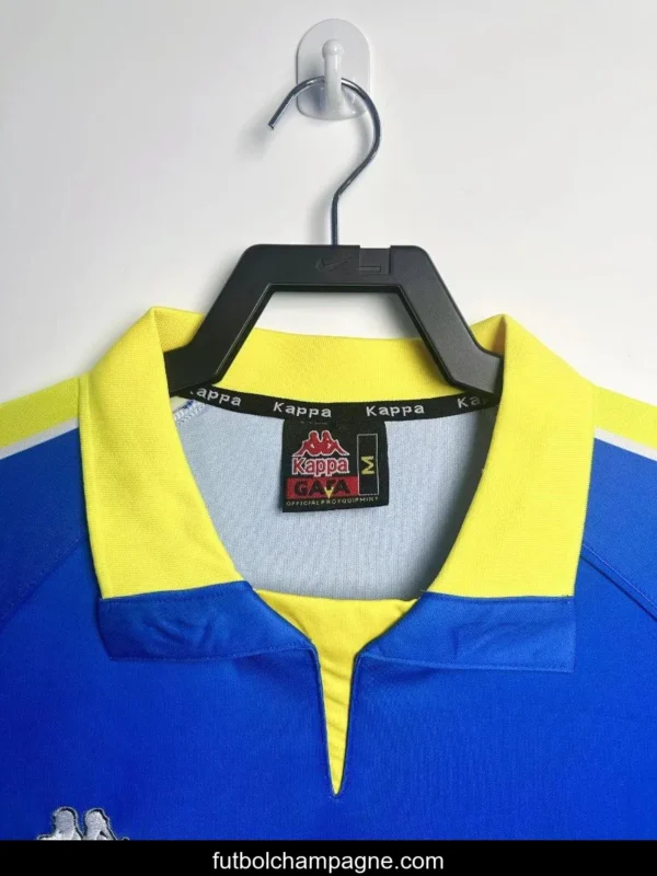 Retro 97_99 Juventus Away Blue Long Sleeve Jersey - Image 8